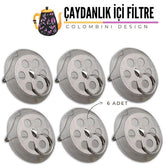 Takaz Global Demlik İçi Çay Filtresi 6 ADET Colombini Design